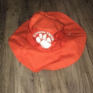 Vintage Floppy Clemson Tigers Wide brim funny hat cap mens small size